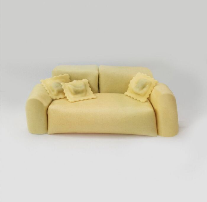 This Pasta Couch (Al Dente Seating!)