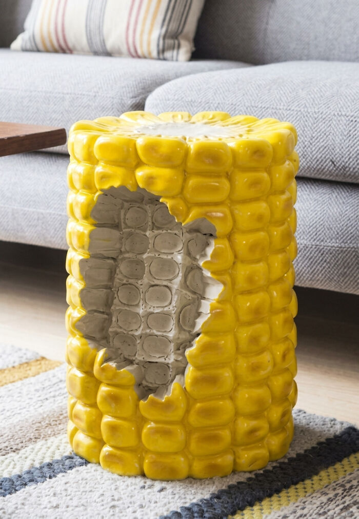 Let's Have a Corn Side Table (Sweet and Slightly Bizarre)