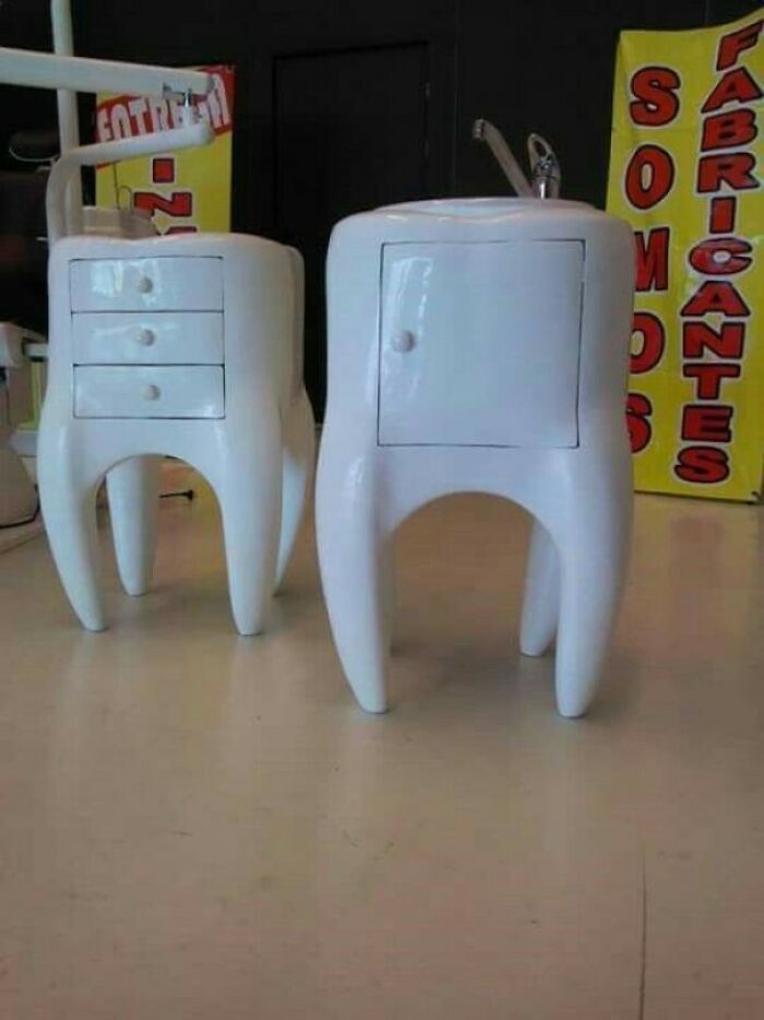 Tooth Furniture (Biting Design Choice)