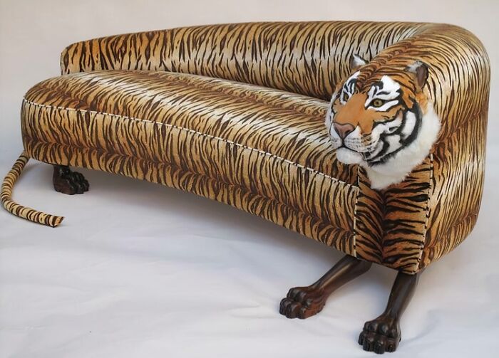 Tiger Couch (Fierce And Fluffy?)
