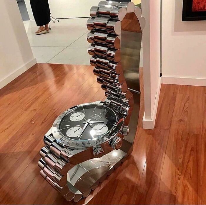 Anyone Know If The President Bracelet Will Fit A Daytona? Works On This "Xolex" Sculpture