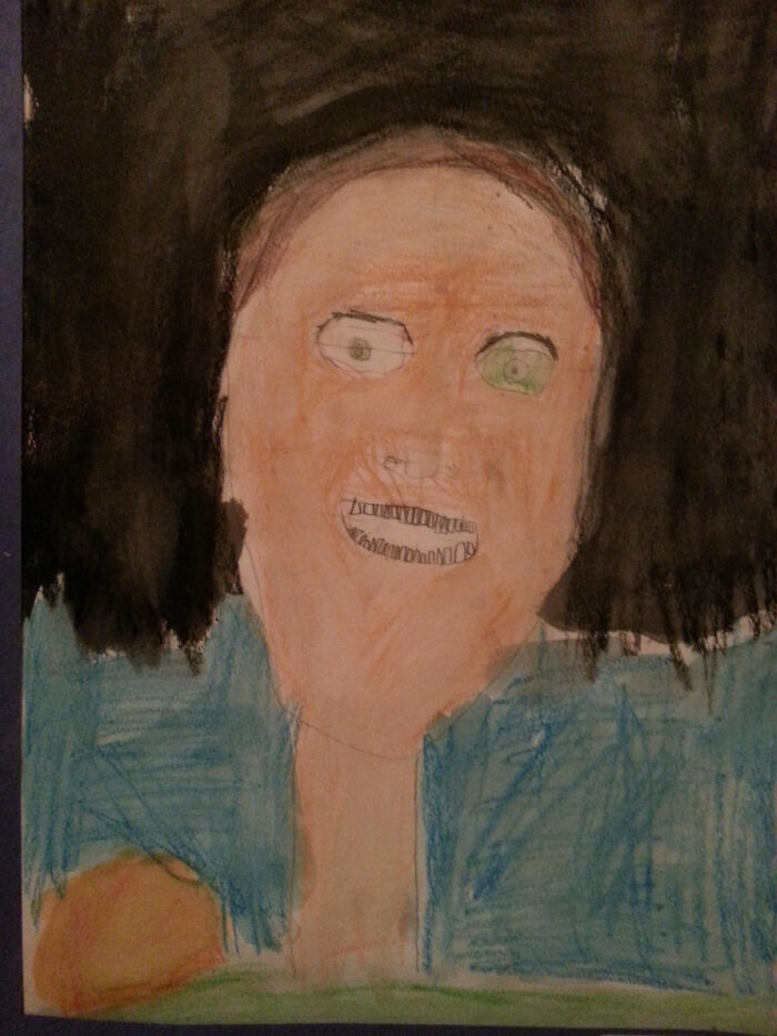 Kid's Self Portrait: Nightmare Meets Art Class