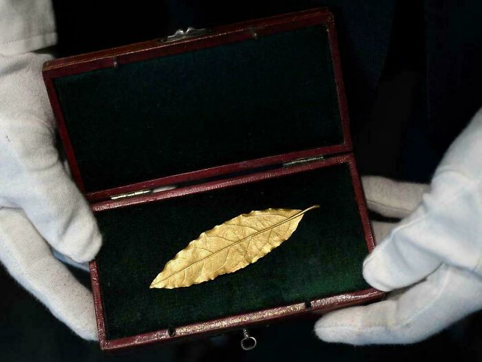 Napoleon’s Only Surviving Golden Coronation Leaf, From 1804