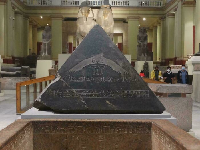 Massive Ancient Egyptian Pyramid Capstone—Weighs Nearly 5 Tons!