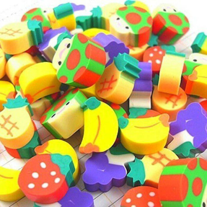 Erasers That Were More Decoration Than Function