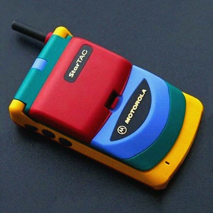 Motorola Startac Rainbow Cellphone (1996) – OG Bling