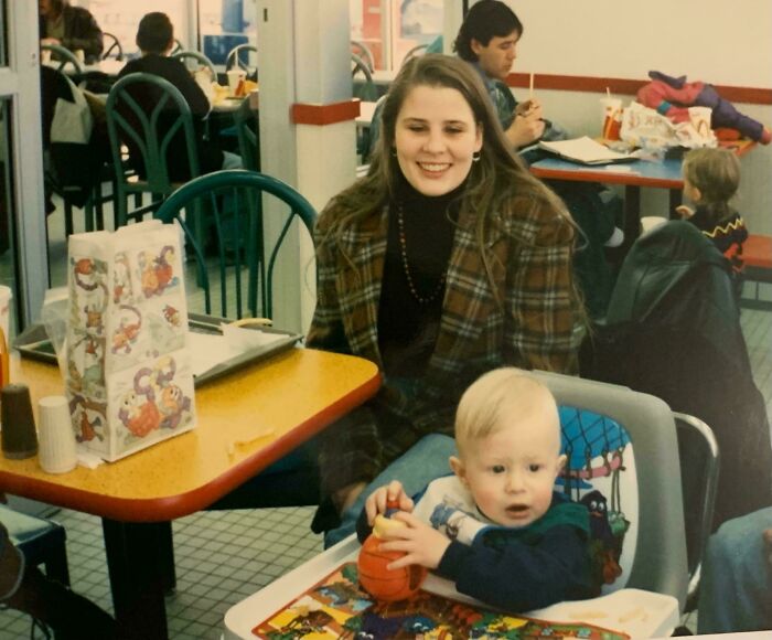 Me At McDonald's, Circa 1995 – Young And Hungry