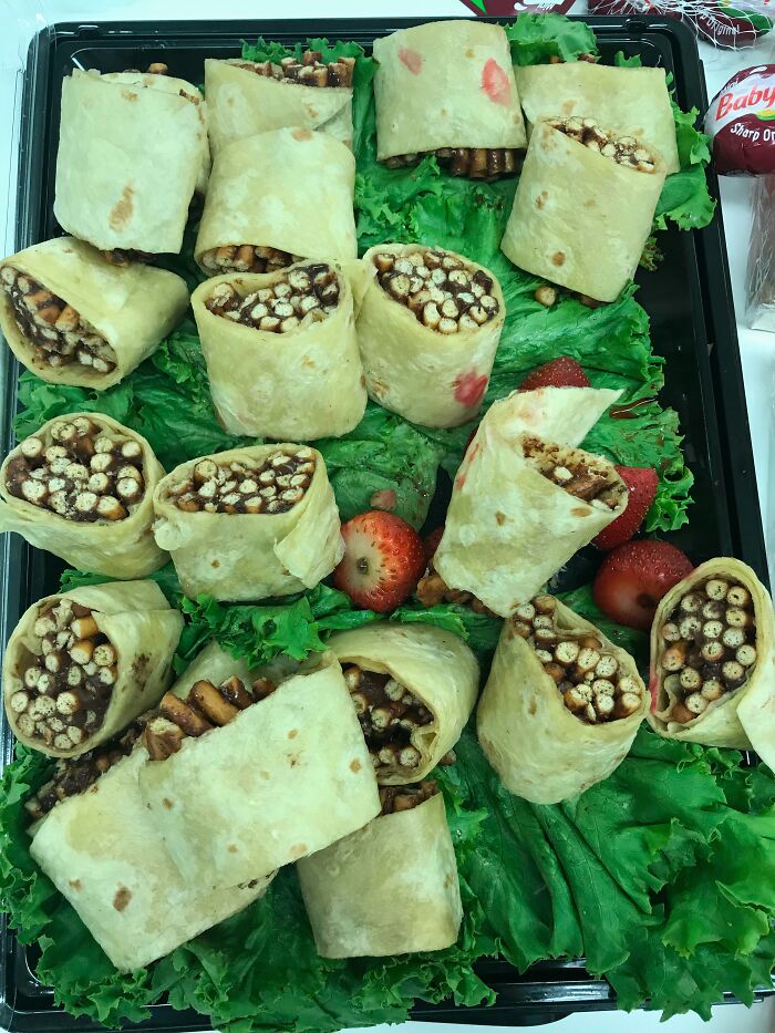 Pretzel & Nutella Tortillas on a Bed of Confusion