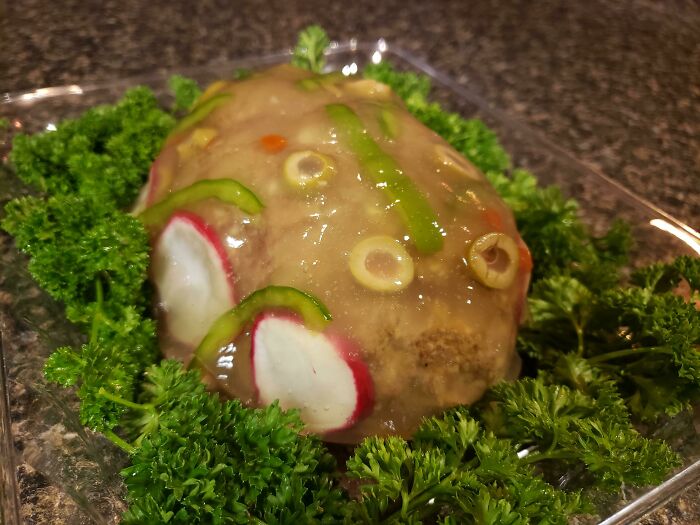 Jellied Meatloaf at the Company Potluck