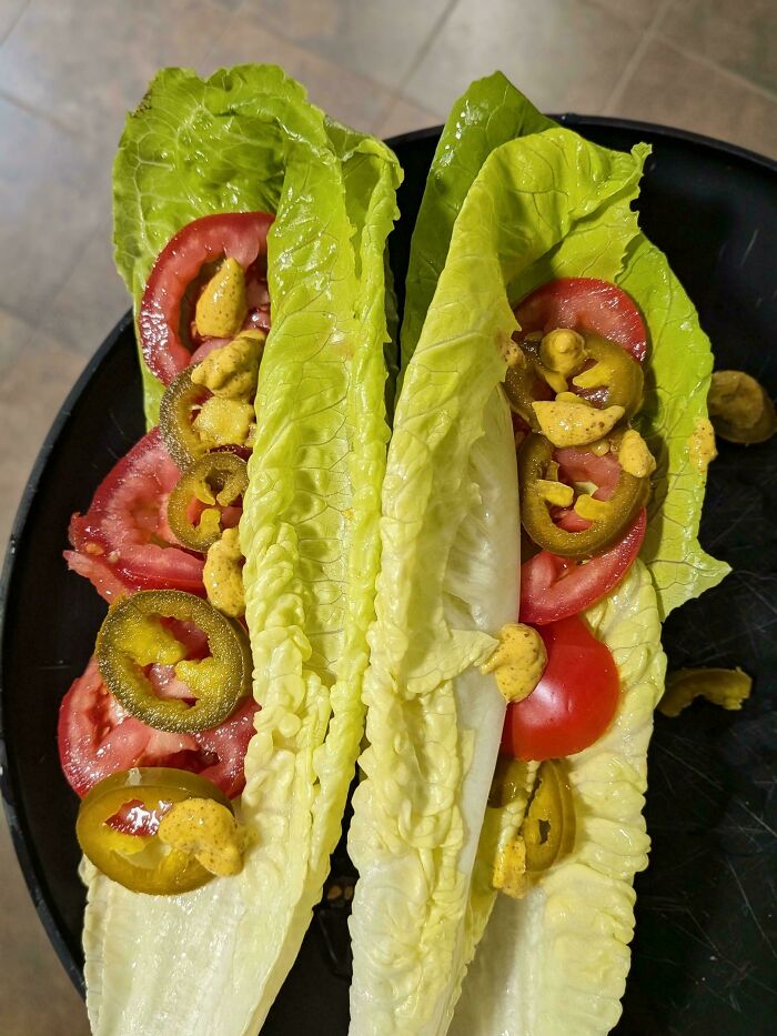 My Famous Lettuce Sandwich... Yep, Just Lettuce