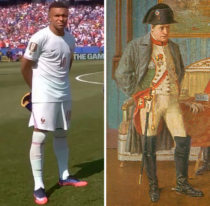 Kylian Mbappé’s Cool Stand = Another Napoleon Throwback