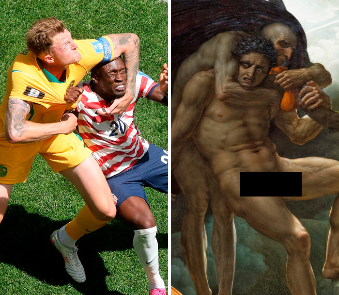 USA vs Australia Tangle = That Dramatic Flood Painting