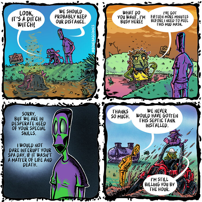 When a Necromancer Just Takes Random Odd Jobs Instead of World Domination
