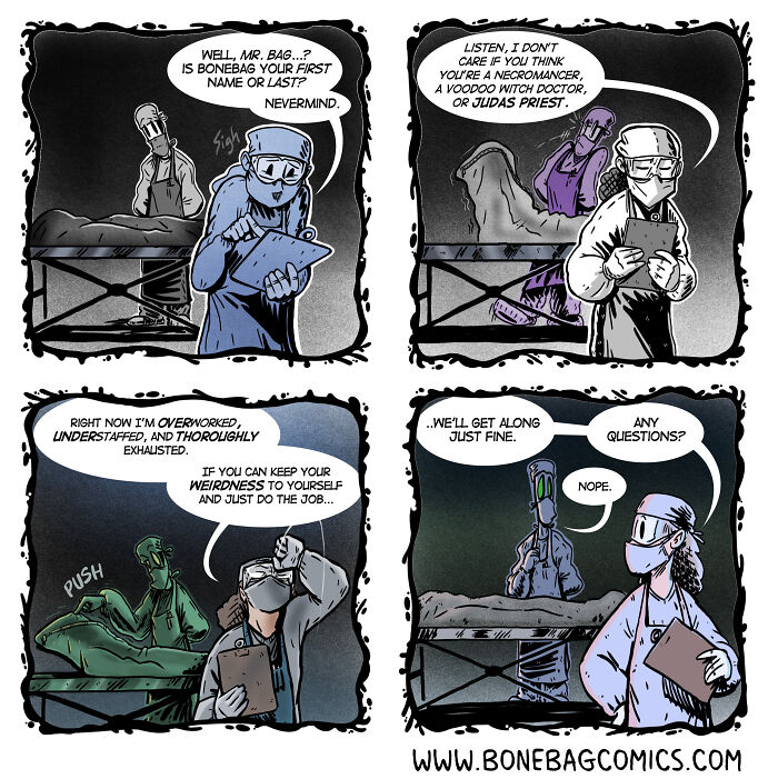 When a Necromancer Just Takes Random Odd Jobs Instead of World Domination