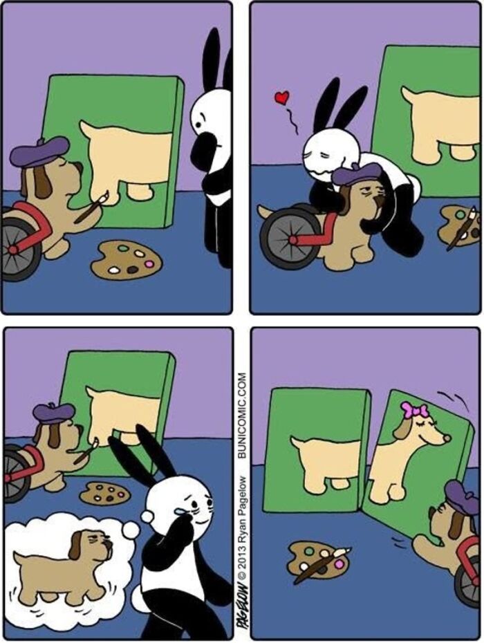 Meet the Grumpy Dog in a Wheelchair Who Stole the Show in These Comics!