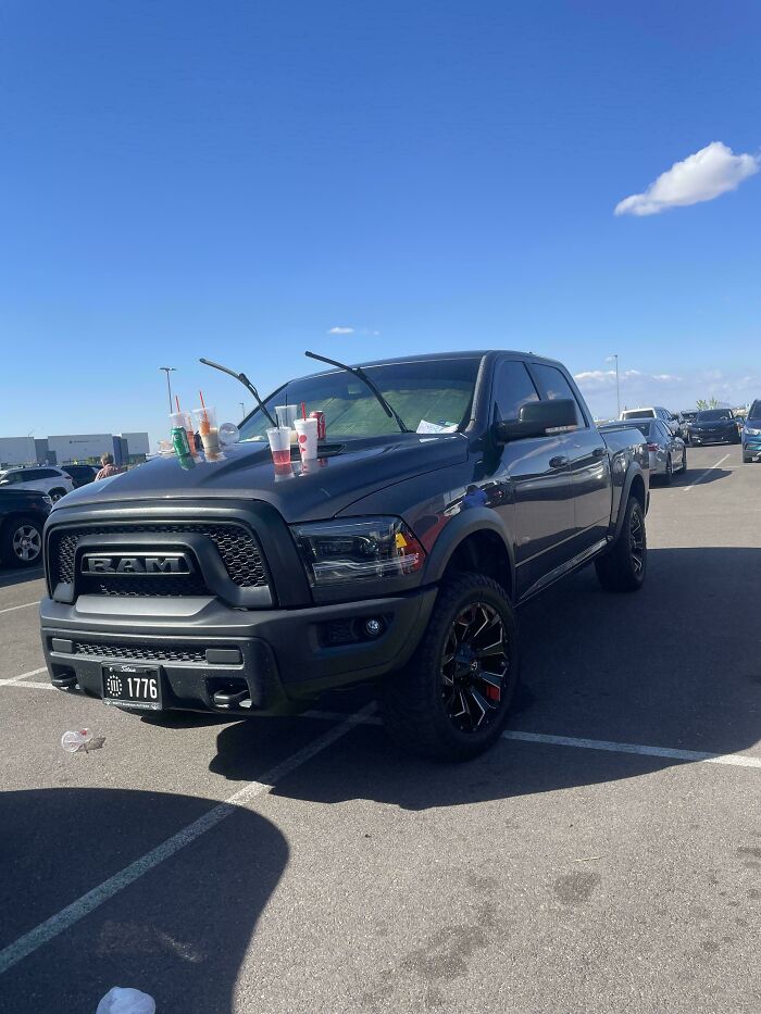 Sticker Bombed Ram Gets What It Pays For