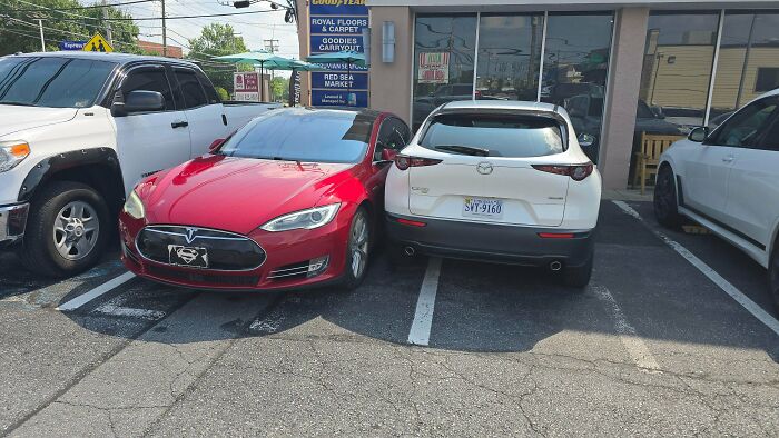 Took My Sweet Time Parking In The Last Spot By A Busy Restaurant