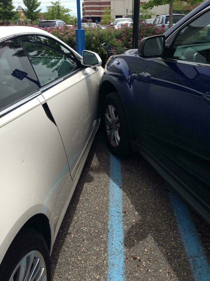 They Parked Like This, Went Shopping, And Left Us Guessing