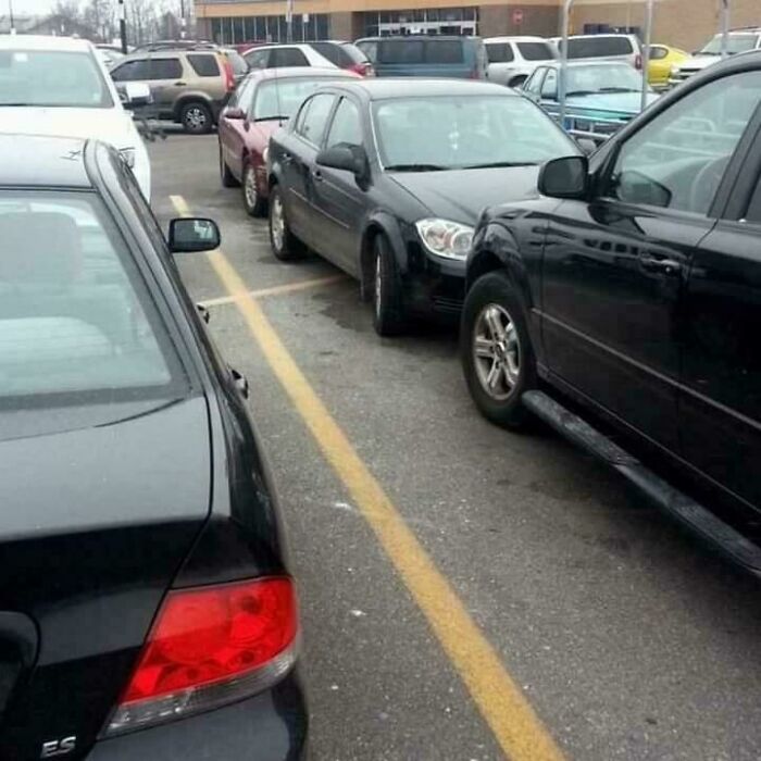 This Looks Like The Start Of Some Epic Parking Lot Drama