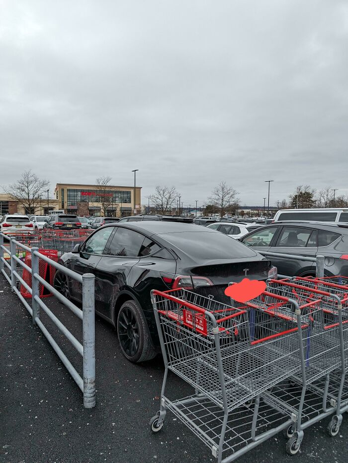 How Many Shopping Carts Does It Take To Block A Bad Driver?