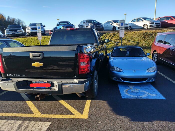 He Parked Where? In The Van Unloading Zone, After I Took The Handicap Spot