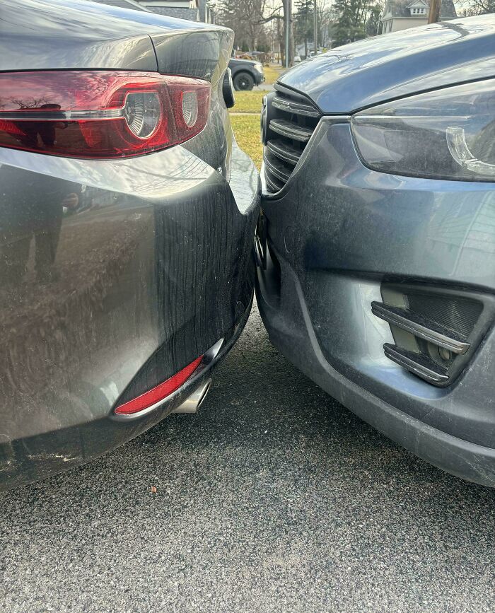 My Wife Honestly Thinks This Is Okay Parking