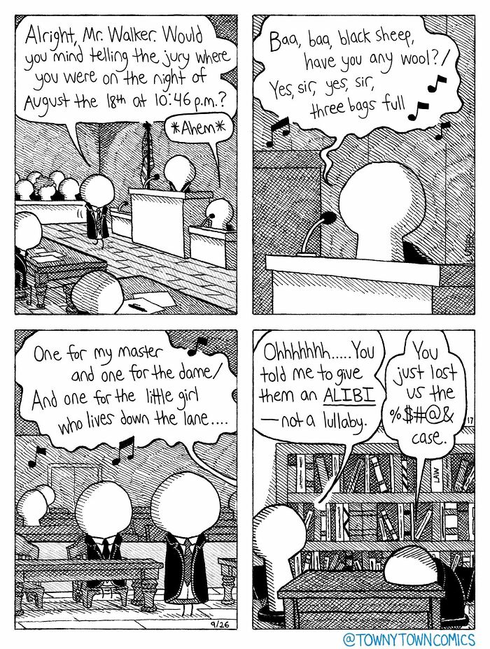 30 Towny Town Comics That Take Everyday Weirdness to a Whole New Level