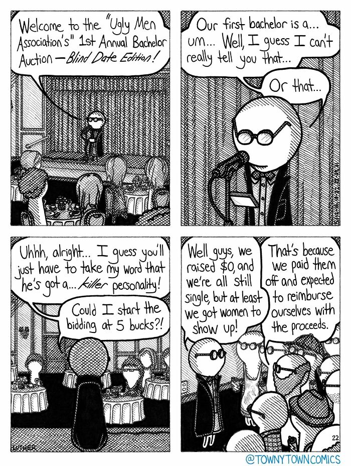 30 Towny Town Comics That Take Everyday Weirdness to a Whole New Level