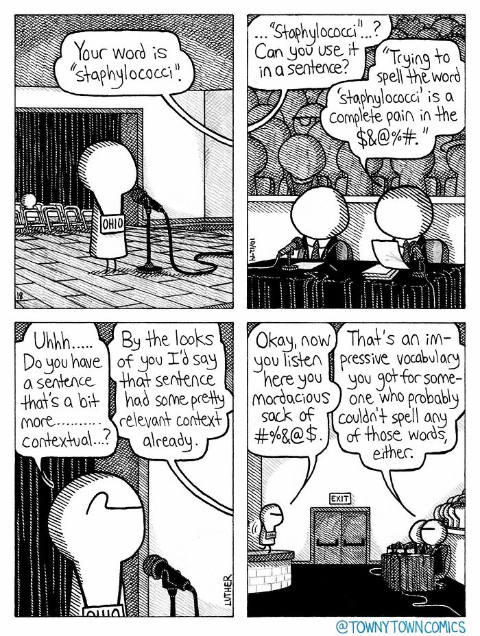 30 Towny Town Comics That Take Everyday Weirdness to a Whole New Level