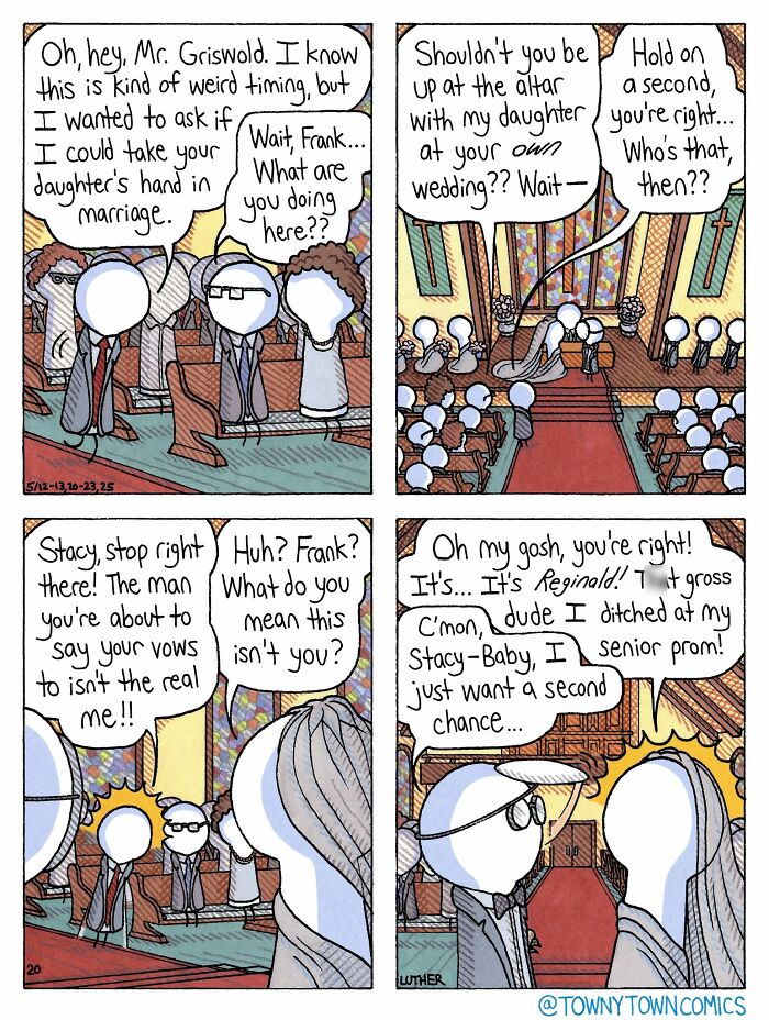 30 Towny Town Comics That Take Everyday Weirdness to a Whole New Level
