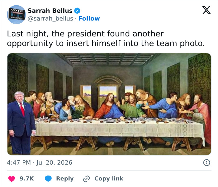 Wait, Did Trump Just Gatecrash The World Cup Celebration?
