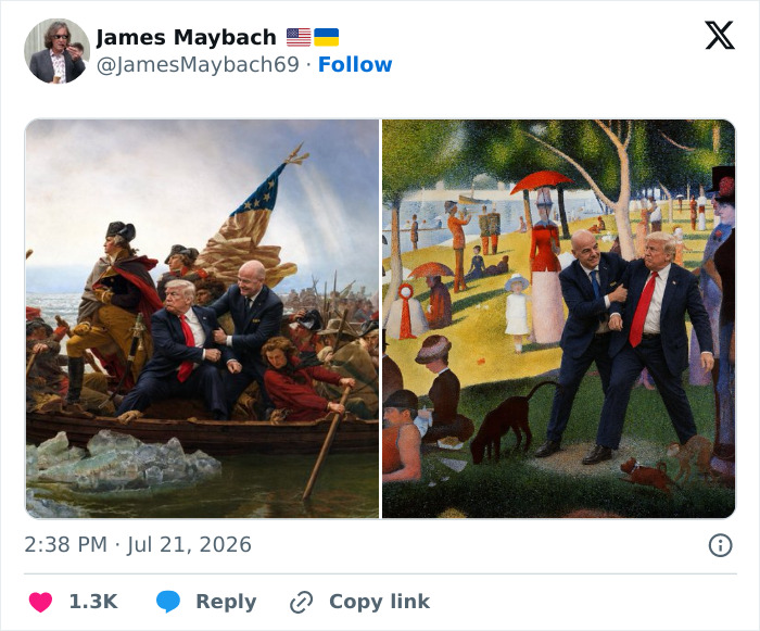 Wait, Did Trump Just Gatecrash The World Cup Celebration?