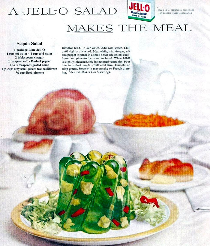 1950s Jell-O’s ‘Sequin Salad’ Was A Thing