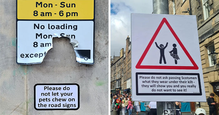 Wait, They Actually Put These Hilarious Fake Signs Around Glasgow? (38 Pics)