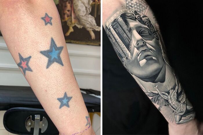 25 Tattoo Makeovers That'll Make You Do a Double Take