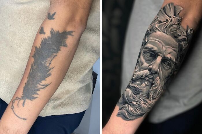 25 Tattoo Makeovers That'll Make You Do a Double Take