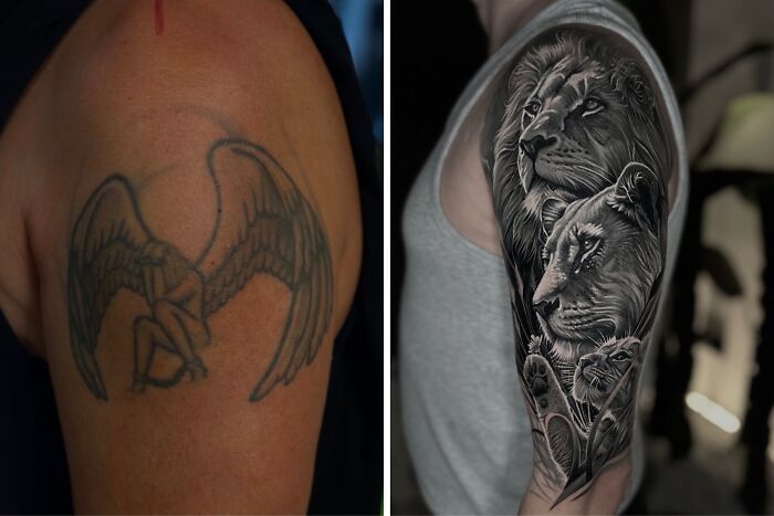 25 Tattoo Makeovers That'll Make You Do a Double Take