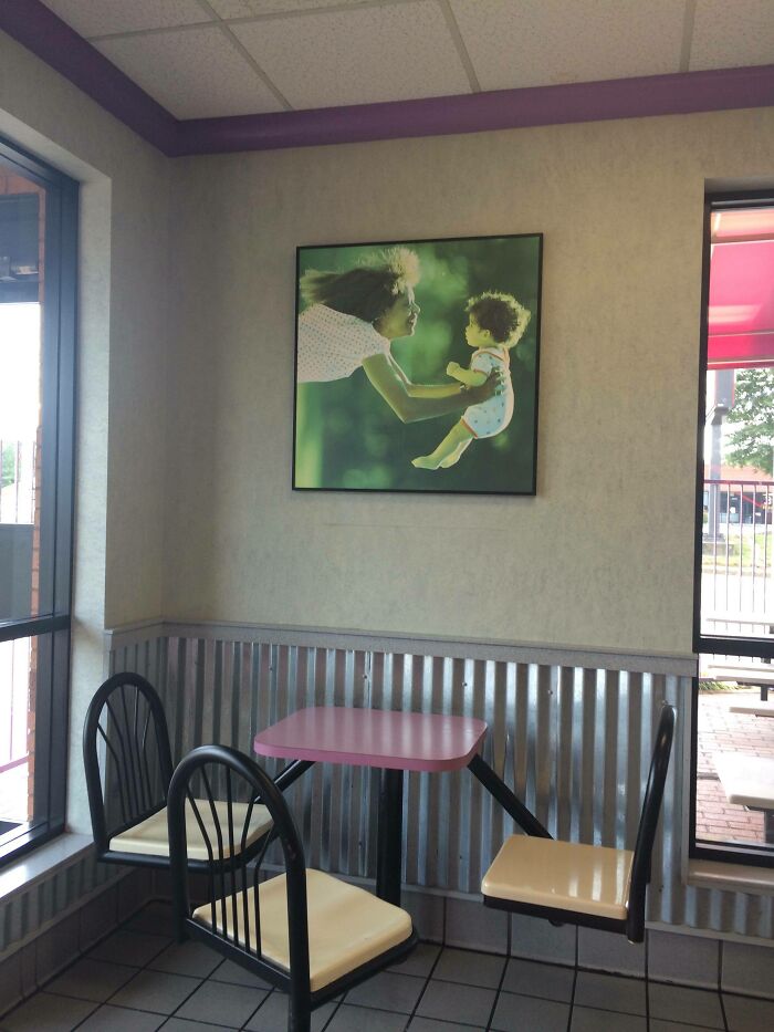 This McDonald's Picture Was Hung Sideways. Because Why Not?