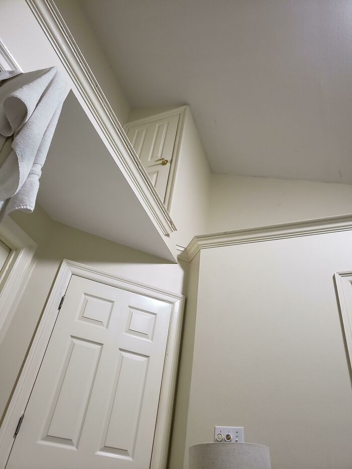 A Closet Floating Six Feet Up... Without Stairs. Genius?