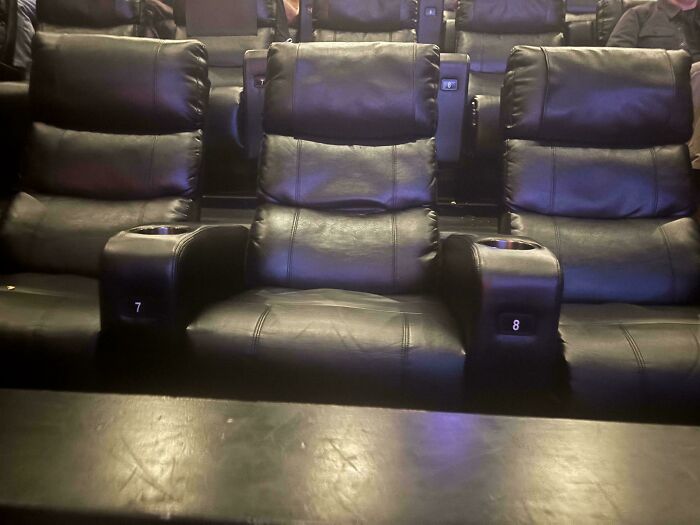 Seat Numbers Placed Right Between Seats = Chaos