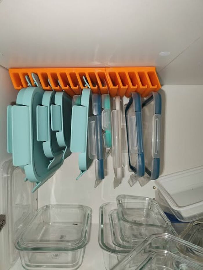 Enough Debating! I Designed A Universal Container Lid Storage Organizer
