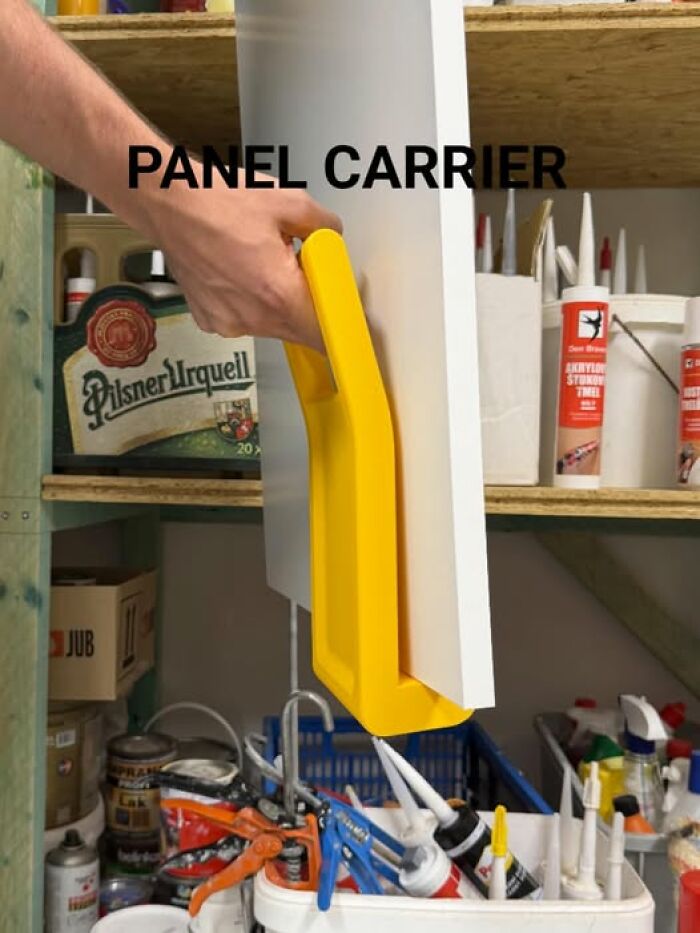 Handy Carrying Handle For Big Sheet Materials—Because Your Hands Deserve A Break