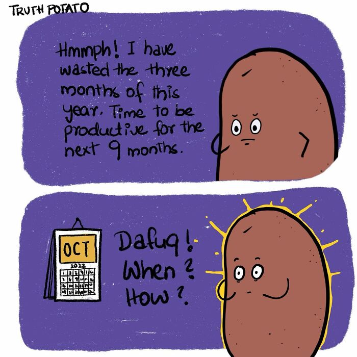 These ‘Truth Potato’ Comics Nail Those Everyday Moments You Definitely Know