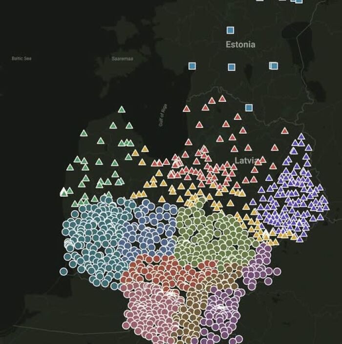 All 1,069 Catholic Churches In The Baltic States. Yep, We Counted.
