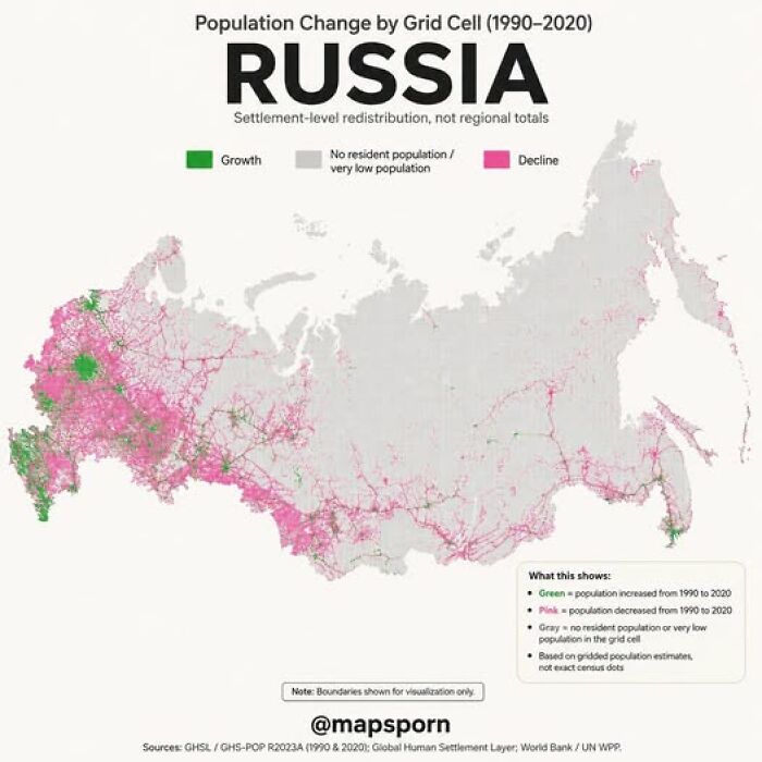 Massive Country But Everyone's Moving Somewhere Else: Where's The Crowd Heading?