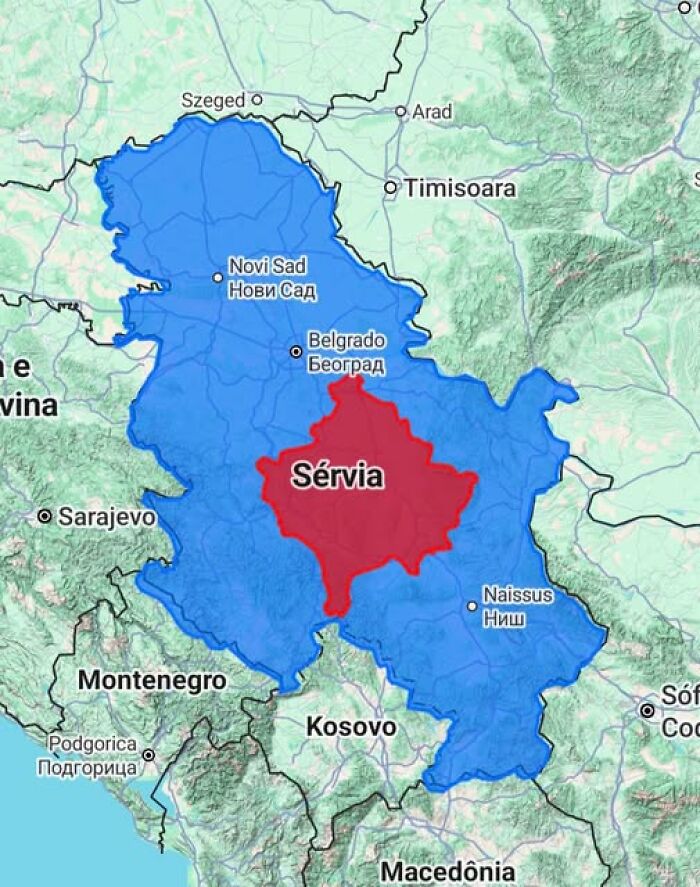 Kosovo vs. Serbia: A Reality Check On The True Size Difference