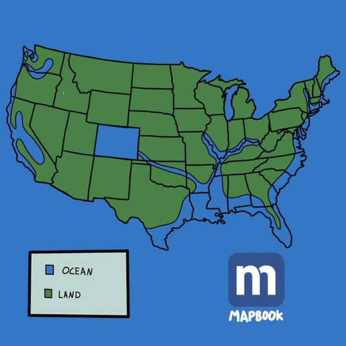 What If The Sea Level Rises Just 2 Inches? North America Gets A Sneaky Makeover