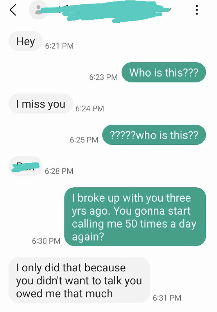 My Ex Fiancé Is The King Of Creepy Comebacks — Still Texts From New Numbers!