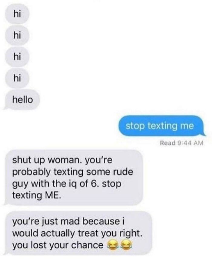 Ngvc: “Texting With A Rude Guy Whose IQ Is Missing”