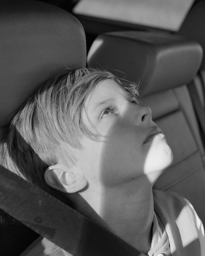 Classic Cool: 'Francis In His Father’s Mercedes Wagon' by Anastasia Pagonas
